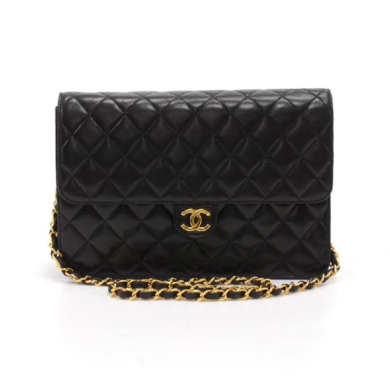 Chanel Limited Edition Handbag for CollectorsQuilted Lambskin Leather Classic Half Flap Shoulder Bag