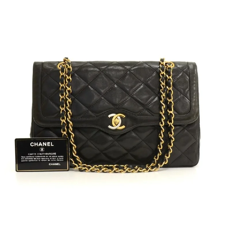 Chanel Quilted Leather Shoulder Bag for FashionistasParis Limited Edition Double Flap Quilted Leather Shoulder Bag