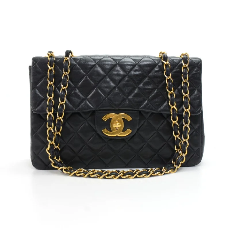 Chanel All - Match Handbag for Versatile StylingQuilted Lambskin Leather Single Flap Bag