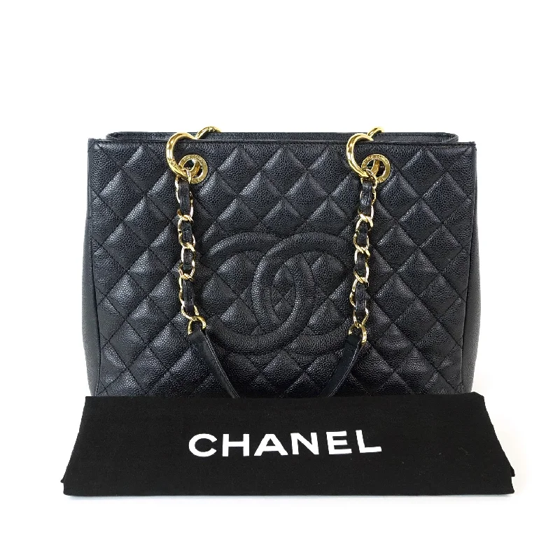 Chanel Limited Edition Handbag for CollectorsGrand Shopping Tote GST Caviar Leather Bag