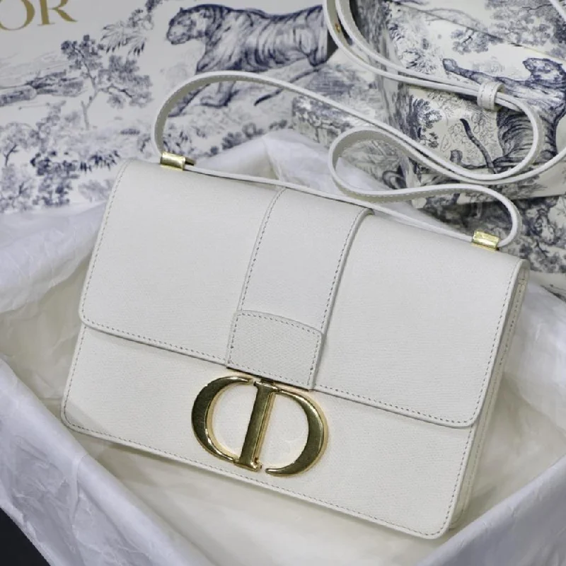 Christian Dior bags with a zip - top closure and multiple compartmentsDior 30 MONTAIGNE BAG Latte Box Calfskin