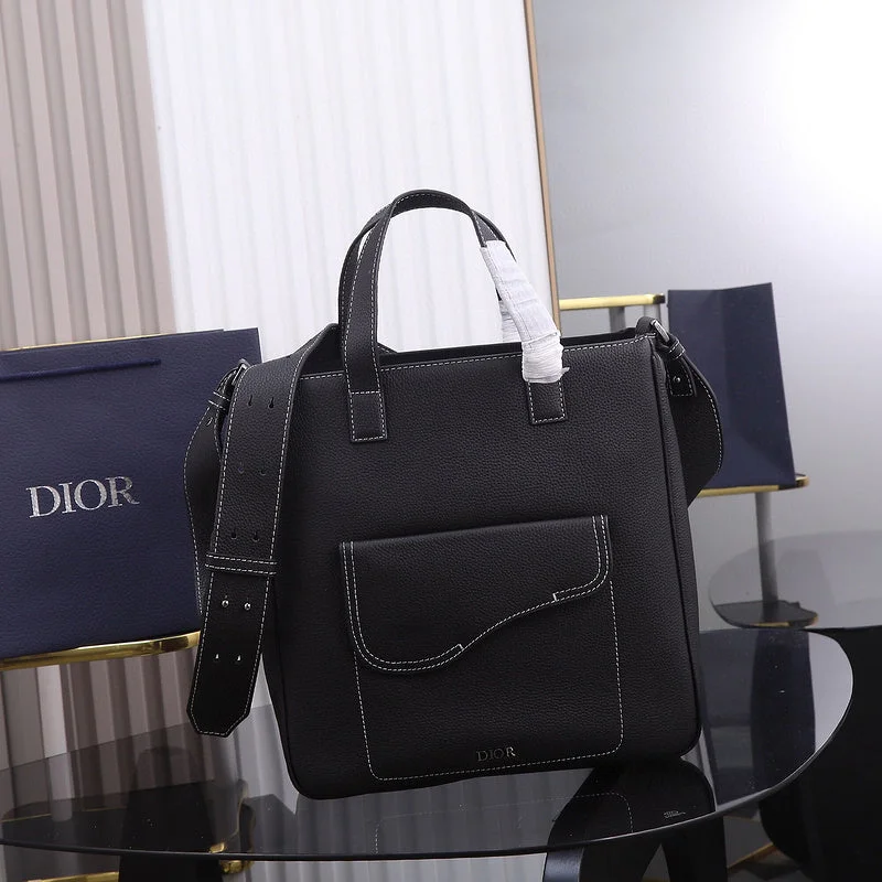 Christian Dior Saddle bags with a distressed leather finishBC - Dior Bags - 1095