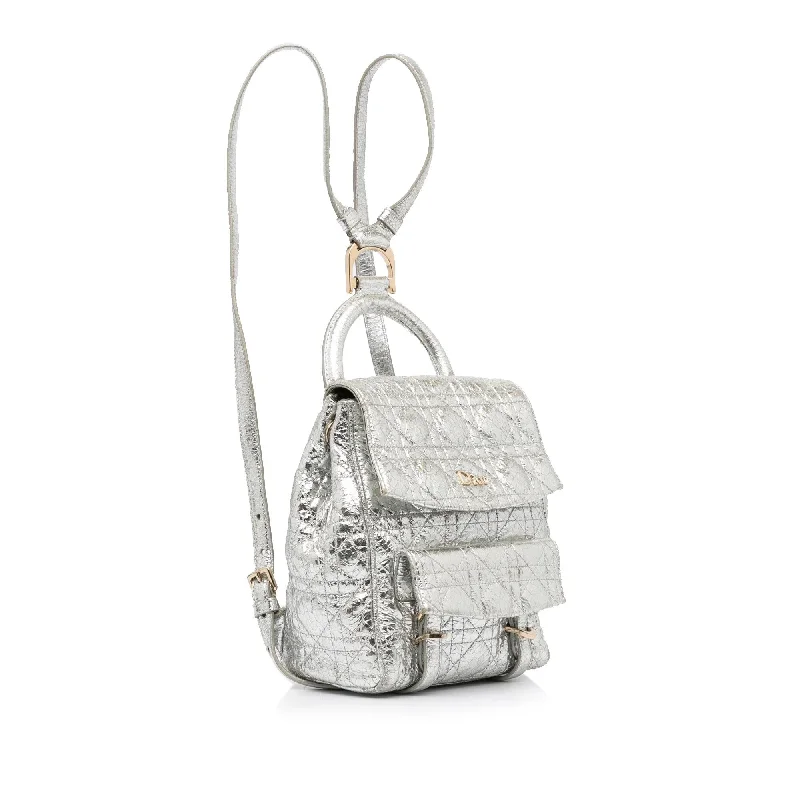 Stylish Christian Dior shoulder bags with a tassel - adorned zipperDior Cannage Stardust Backpack (q2ehmA)