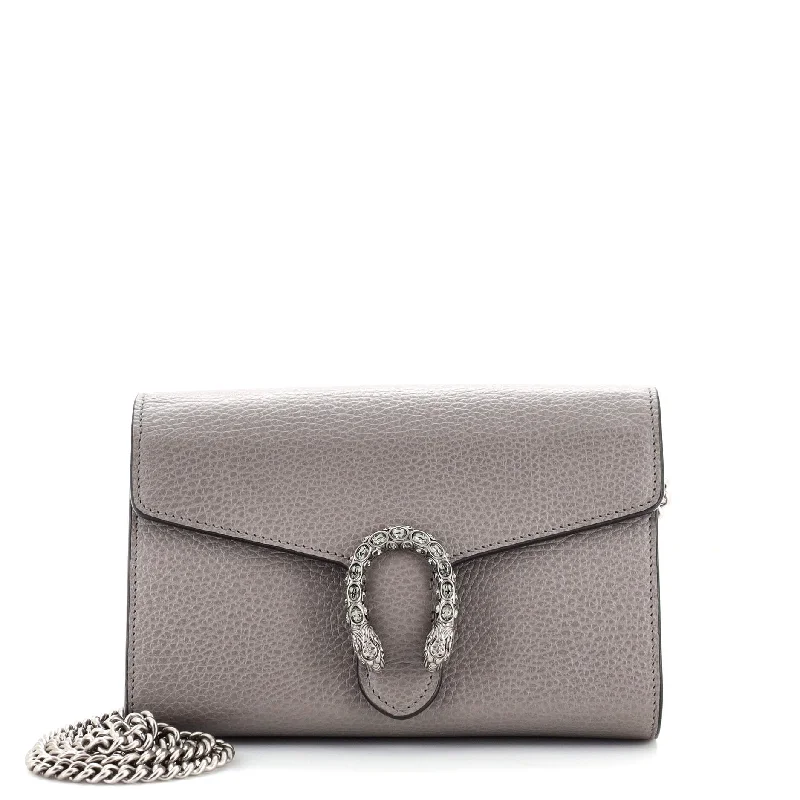 Dionysus Chain Wallet Leather with Embellished Detail Small