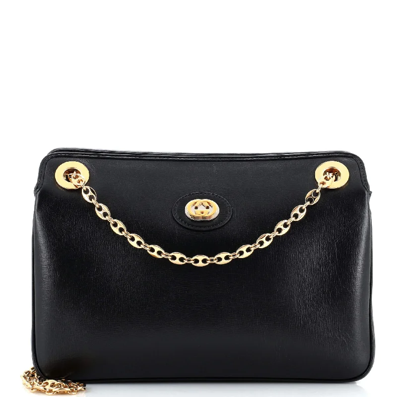 Marina Chain Shoulder Bag Leather