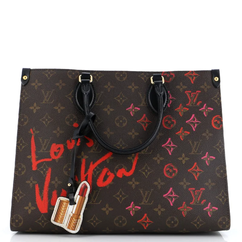 OnTheGo Tote Limited Edition Fall in Love Monogram Canvas MM