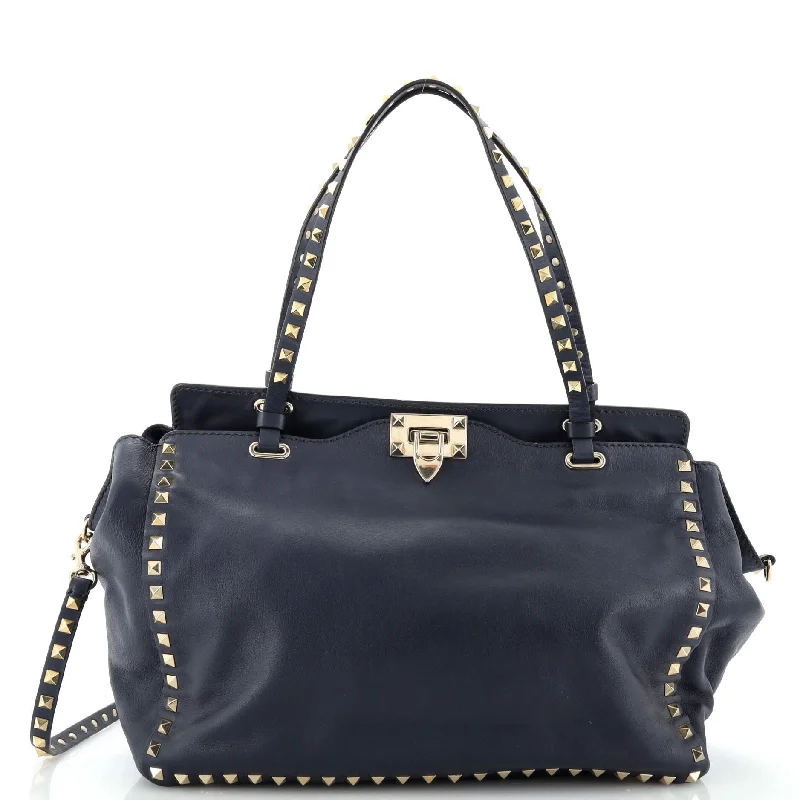 Rockstud Tote Soft Leather Medium