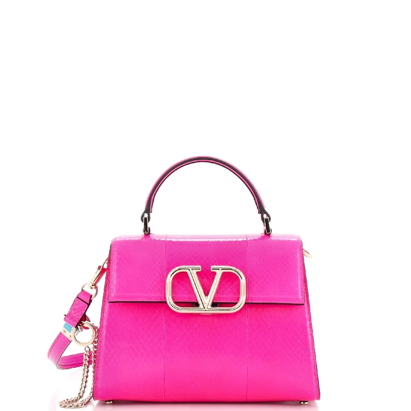 VSling Top Handle Bag Snakeskin Small